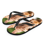 Funny Giraffe Print Flip Flops
