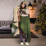 Funny Giraffe Print Hooded Blanket