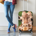 Funny Giraffe Print Luggage Cover