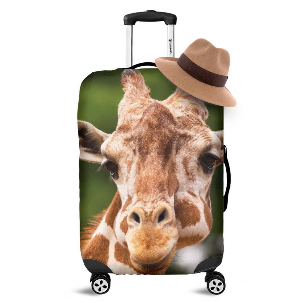 Funny Giraffe Print Luggage Cover