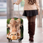 Funny Giraffe Print Luggage Cover