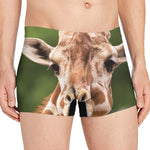 Funny Giraffe Print Men's Boxer Briefs