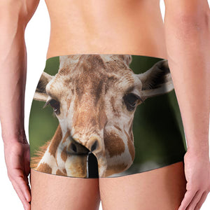 Funny Giraffe Print Men's Boxer Briefs