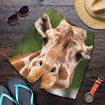 Funny Giraffe Print Men's Shorts
