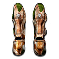 Funny Giraffe Print Muay Thai Shin Guards
