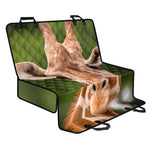 Funny Giraffe Print Pet Car Back Seat Cover