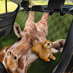 Funny Giraffe Print Pet Car Back Seat Cover