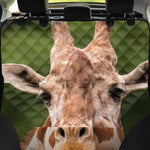 Funny Giraffe Print Pet Car Back Seat Cover