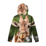 Funny Giraffe Print Pullover Hoodie