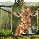 Funny Giraffe Print Quilt