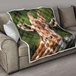 Funny Giraffe Print Quilt