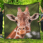 Funny Giraffe Print Quilt