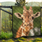 Funny Giraffe Print Quilt