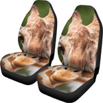 Funny Giraffe Print Universal Fit Car Seat Covers