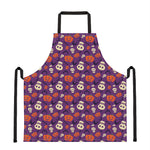 Funny Halloween Pumpkin Pattern Print Apron
