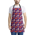 Funny Halloween Pumpkin Pattern Print Apron