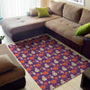 Funny Halloween Pumpkin Pattern Print Area Rug