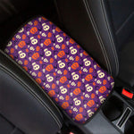 Funny Halloween Pumpkin Pattern Print Car Center Console Cover