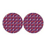 Funny Halloween Pumpkin Pattern Print Car Coasters