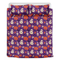 Funny Halloween Pumpkin Pattern Print Duvet Cover Bedding Set