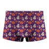 Funny Halloween Pumpkin Pattern Print Men's Boxer Briefs