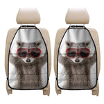 Funny Raccoon Print Car Seat Organizers