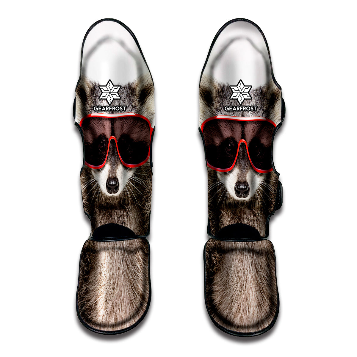 Funny Raccoon Print Muay Thai Shin Guard