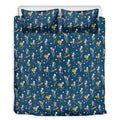 Funny Skeleton Party Pattern Print Duvet Cover Bedding Set
