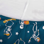 Funny Skeleton Party Pattern Print Sofa Cover