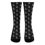 Gadsden Flag Pattern Print Crew Socks