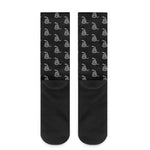 Gadsden Flag Pattern Print Crew Socks