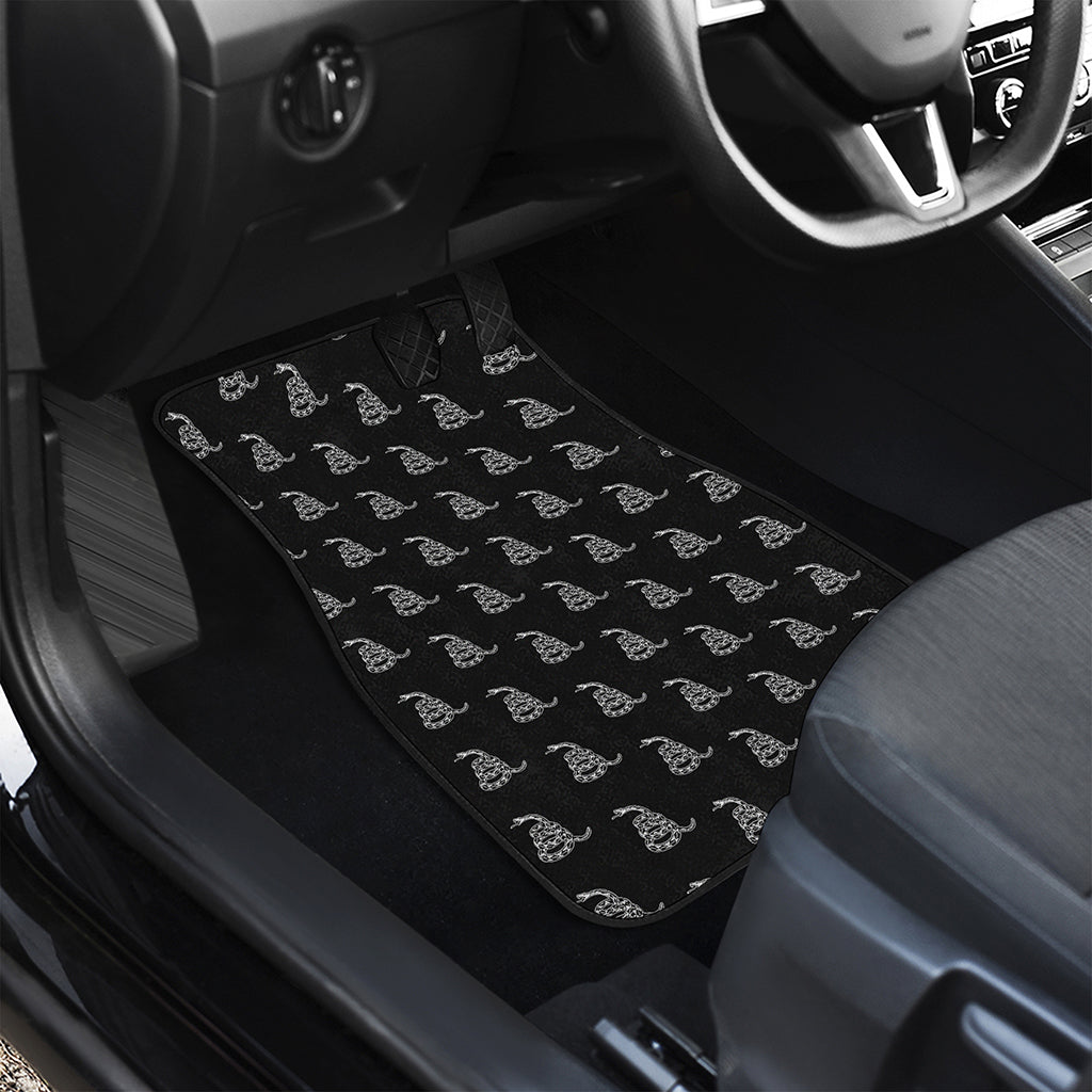 Gadsden Flag Pattern Print Front Car Floor Mats