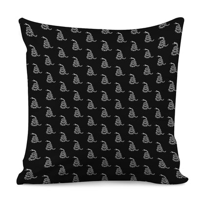 Gadsden Flag Pattern Print Pillow Cover