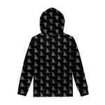 Gadsden Flag Pattern Print Pullover Hoodie