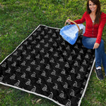 Gadsden Flag Pattern Print Quilt