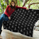 Gadsden Flag Pattern Print Quilt