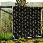 Gadsden Flag Pattern Print Quilt
