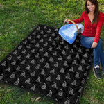 Gadsden Flag Pattern Print Quilt