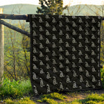 Gadsden Flag Pattern Print Quilt