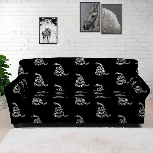 Gadsden Flag Pattern Print Sofa Cover