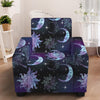 Galaxy Celestial Sun And Moon Print Armchair Slipcover