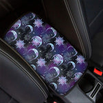 Galaxy Celestial Sun And Moon Print Car Center Console Cover