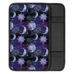 Galaxy Celestial Sun And Moon Print Car Center Console Cover