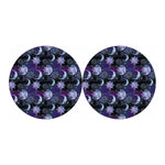 Galaxy Celestial Sun And Moon Print Car Coasters