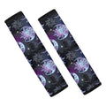 Galaxy Celestial Sun And Moon Print Car Seat Belt Covers