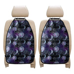 Galaxy Celestial Sun And Moon Print Car Seat Organizers