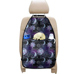 Galaxy Celestial Sun And Moon Print Car Seat Organizers