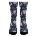 Galaxy Celestial Sun And Moon Print Crew Socks
