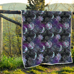 Galaxy Celestial Sun And Moon Print Quilt