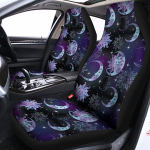 Galaxy Celestial Sun And Moon Print Universal Fit Car Seat Covers
